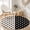 Color 5, variant on Velvet Round Area Rug Classic Black White Polka Dot Circular Floor Mat Soft Non-Slip Retro Mod Geometric Accent Carpet for Playroom Living Room Throw Rug