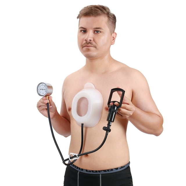 Pectus Excavatum Vacuum Bell - Pectus Excavatum Orthosis Brace,Physical Correction,Washable,Real-Time Pressure Monitoring,Easy to Operate