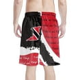 thumbnail image 2 of Binienty Men's Board Shorts Beach Shorts With Trinidad And Tobago Print - Quick Dry Wear for Summer Vacation and Water Activities, 2 of 10