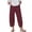 Red, variant on Zuesphe Grey Pants for Women Ladies Capri Pants with Pockets Trendy Baggy Pants for Women 2025 Cargo Pants Women Work