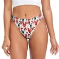 thumbnail image 1 of Fotbe Roosters Tanga Sin Costuras para Mujer con Estampado – Panties Invisibles, Transpirables y Cómodos para Uso Diario-4X-Large, 1 of 6