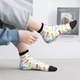 thumbnail image 2 of Pofeuu Happy Easter Rabbit Print 30cm Socks, Adult Running Hiking Socks for Youth and Adult, 2 of 7