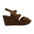 thumbnail image 6 of Bella Vita Womens Aniitaly Leather Open Toe Casual Slingback, Whiskey, Size 9.0, 6 of 6