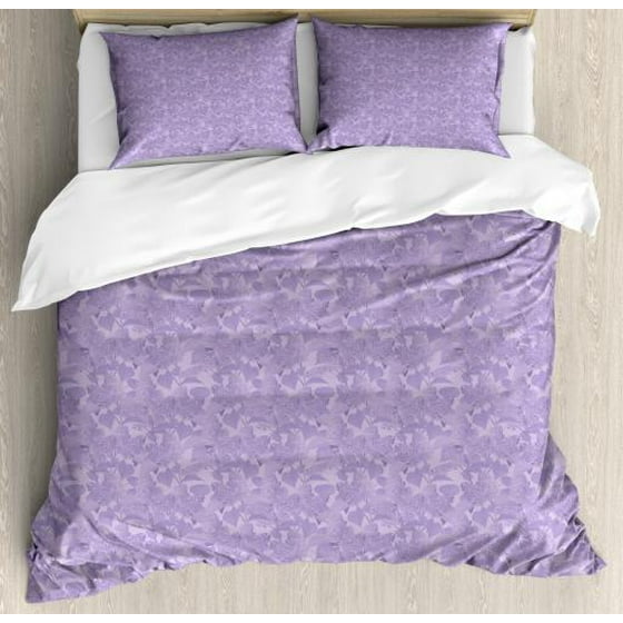 Lilac King Size Duvet Cover Set Romantic Syringa Flower Bouquets Lilac King Size Duvet Cover Set Romantic Syringa Flower Bouquets Picture Fresh Botanical Garden In Early Spring Season Decorative 3 Piece Bedding With