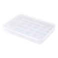 thumbnail image 2 of HaoXun 1 Pcs Clear Plastic Egg Storage Box - Stackable Refrigerator Egg Organizer with Stable Lid for Kitchen Food Container, 2 of 6