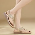 thumbnail image 5 of Beige Women'S Fashion Footwear, Bohemian Fish Mouth Sandals, 5 of 9