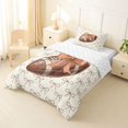 thumbnail image 2 of Erosebridal Girls Sport Bow Football Twin Comforter Sets 3-Piece,Brown Bowtie Rugby Bedding Set for Kids Teens Boys,Ultra Soft Home Decor, 2 of 6