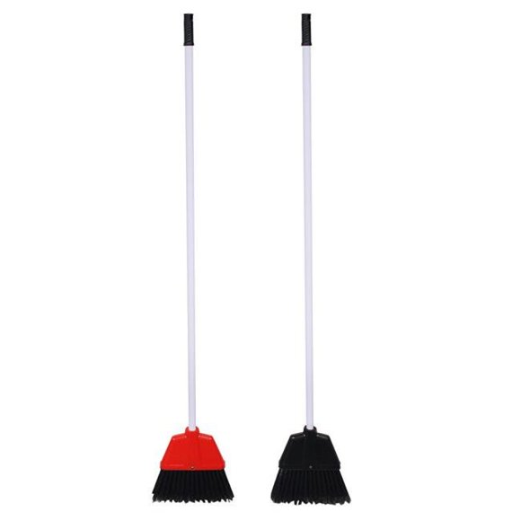 JMK 6114763 Cleaning Plastic Angle Broom, Assorted Colors - Pack of 36