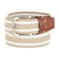 thumbnail image 1 of Club Room Mens Stretch Elastic Braided Belt, Beige, Small, 1 of 1