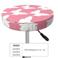 thumbnail image 4 of Bingfone Butterfly 2 Padded Round Bar Stool Cover Cushion with Elastic Fabric Round Chair Seat - Butterfly 2, 4 of 7
