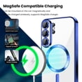 thumbnail image 5 of Entronix Magnetic Clear Case for Galaxy S26 Ultra, Flexible TPU Cover with Camera Lens Protector, Blue, 5 of 6