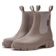 thumbnail image 4 of Botas de lluvia para mujeres con zapatillas de lluvia de lujoso con revestimiento de tobillo zapatos de jardín impermeables con botas de trabajo de Wellington Wellington, 4 of 7
