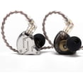 thumbnail image 2 of KZ ZS10 Pro, 4BA+1DD 5 Driver in Ear Monitor, Auriculares con cable HiFi, Auriculares para juegos, Auriculares híbridos IEM con placa frontal de acero inoxidable, Cable desmontable de 2 pines (sin mic, 2 of 5