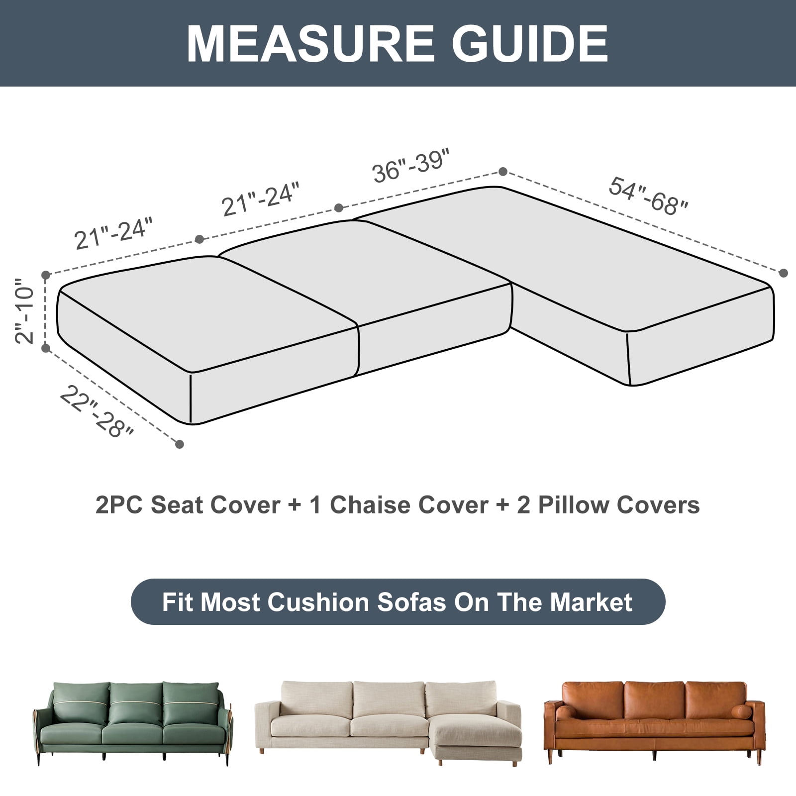 Sanmadrola Couch Covers Velvet Sofa Cushion Cover Stretch Machine Washable Universal Slipcover Furniture Protector for Couches Sectional Sofas, Aegean Blue