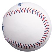 Baden Ballistic Leather Pitching Machine Baseballs, White, 9 Inch, 12-Pack