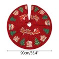 thumbnail image 4 of Dmlowu Christmas Decorations Tree Skirt, Non Slip Christmas Tree Skirt, Wrink Proof Exquisite Christmas Tree Skirts for Holiday Party Christmas Decorations(35.4"/90cm), 4 of 9