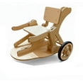 thumbnail image 4 of Toytexx Wooden Push Ride-On Cart for Kids – Durable Pedal-Free Ride-On Toy with Steering Handles, 4 of 5
