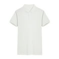thumbnail image 6 of ZRBYWB Men's Polo Shirt Mens Summer Cotton Fashion Poster Holiday Beach Lapel Solid Short Sleeve Shirt Polo Shirts For Men, 6 of 8