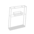 thumbnail image 4 of Dualoai Badminton Racket Storage Rack Badminton Rackets Display Rack for School Home White, 4 of 9