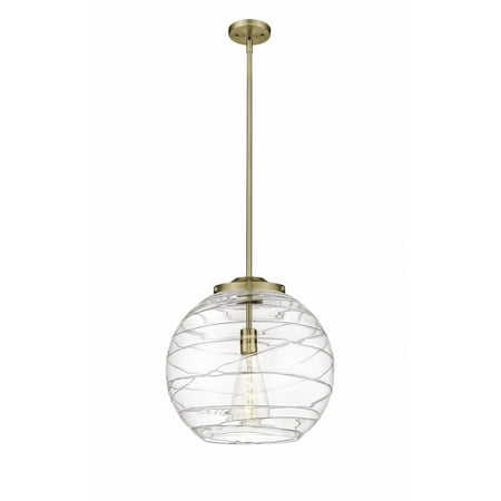 

Innovations Lighting - Athens Deco Swirl - 1 Light Pendant In Industrial