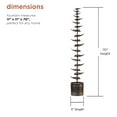 thumbnail image 4 of Alpine Corporation Hanging 6-Cup Tiered Floor Fountain, 4 of 12