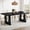 Black, variant on Large Dining Table for 6-8 People, 70.9-Inch Wood Rustic Rectangular Table with Black Wooden Legs, Farmhouse Center Kitchen Table for Dining Room, Living Room, Home Furniture