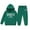 C341/Dark Green, variant on Afdoent Girls Clothing Set Winter Hoodie And Joggers Comfy Casual Kids Clothes With Stylish Print For Toddler To Teen 2-3 Years
