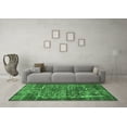 thumbnail image 3 of Ahgly Company Indoor Round Oriental Emerald Green Industrial Area Rugs, 4' Round, 3 of 4