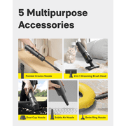 HOTO Handheld Car Vacuum Cleaner Cordless, 4-in-1 Portable Mini Vacuum with 20000Pa Strong Suction, Electric Compressed Air Duster Blower for Car, Desk, Computer, Keyboard, Home, Office Cleaning
