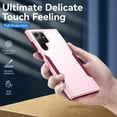 thumbnail image 7 of for Samsung Galaxy S24 Ultra Case, Phone Case Heavy Duty 2 in 1 Full Body Rugged Shockproof Hybrid Hard PC Soft TPU Bumper Drop Protective Girls Women Boy Men Covers for Galaxy S24 Ultra, Pink+Rose, 7 of 7