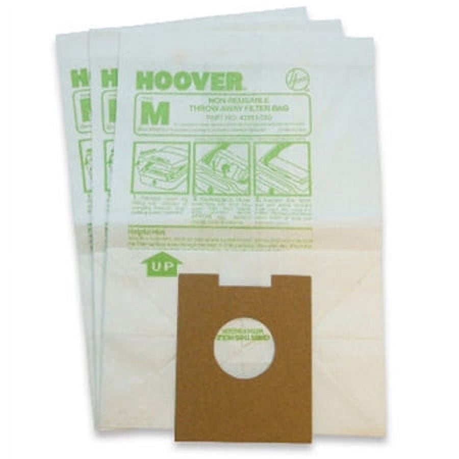 Replacement Part For Hoover Type M Vacuum Bag for 4010037M / 113SW Bag Models (6 Pack)