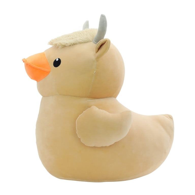 Halloween Jumbo Tan Highland Cow Rubber Duck Plush 23 in by Way To Celebrate Walmart