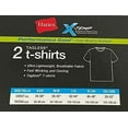 thumbnail image 5 of Hanes Mens and Big Men's X-Temp Performance Cool Crew T-Shirts, 2 Pack, 2XL, 5 of 5