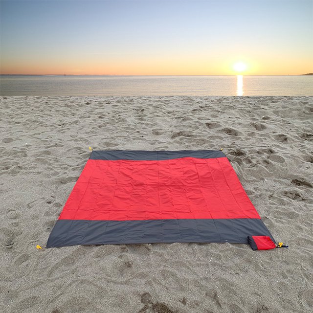 TUWABEII Couverture de Plage Anti-Sable Surdimensionnée, Tapis de Plage Extra Large, Tapis de Pique-Nique Portable pour Voyage Camping Randonnée, Tapis Léger Résistant à l'Eau pour la Famille