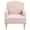 Pink, variant on EBQOSK Modern Upholstered Armchair Accent Chair with Retro Wooden Legs & Nailhead Trim, Single Sofa, Small Fabric Comfy Reading Chair for Bedroom, Club, Living Room, Lounge, Holds 300lbs (Blue)