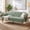 Green, variant on Leumius 73.6" 3-Seater Sofa, Modern Tufted Upholstered Couch Comfy Upholstered Sofa for Living Room, Apartment, Brown