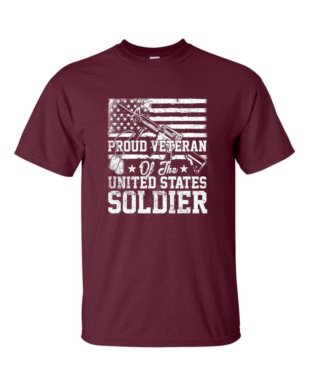 U.S Military Proud Veteran of the United States Soldier Unisex Short Sleeve - Picture 20 of 33