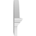 thumbnail image 4 of Ekena Millwork 24"W x 12-7/8"H x 2-3/4"P Segment Arch Smooth Architectural Grade PVC Combination Pediment, 4 of 7