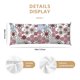 thumbnail image 3 of Fotbe Abstract Floral Funda para Almohada Corporal con Diseño, Funda de Microfibra Ultrasuave de 20x54 Pulgadas, Ropa de Cama Elegante, 3 of 7