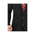 thumbnail image 4 of Mens Side Vent 2 Piece Black Classic Fit Suit Salvatore, 4 of 4