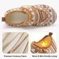 thumbnail image 2 of Barerun Women Men Wide Comfy Slippers Soft Barefoot Slip on House Shoes, 2 of 7