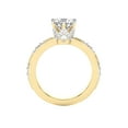 thumbnail image 2 of IGI Certified 5 Carat Radiant Shape Lab Grown Diamond Engagement Ring | 14K Yellow Gold | Theodora Six Prong Side Stone Diamond Ring | FG-VS1-VS2 Quality Friendly Diamonds, 2 of 6