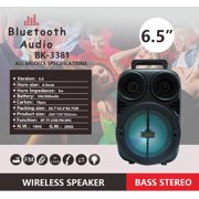New Portable Bluetooth Speaker | Stage Microphone | Outdoor Party Stereo Speaker