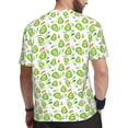 thumbnail image 2 of Wukai Kawaii Avocado Print Men's Short-Sleeved Mesh T-Shirt,Quick-Dry Short Sleeve Workout T-Shirt-6X-Large, 2 of 8