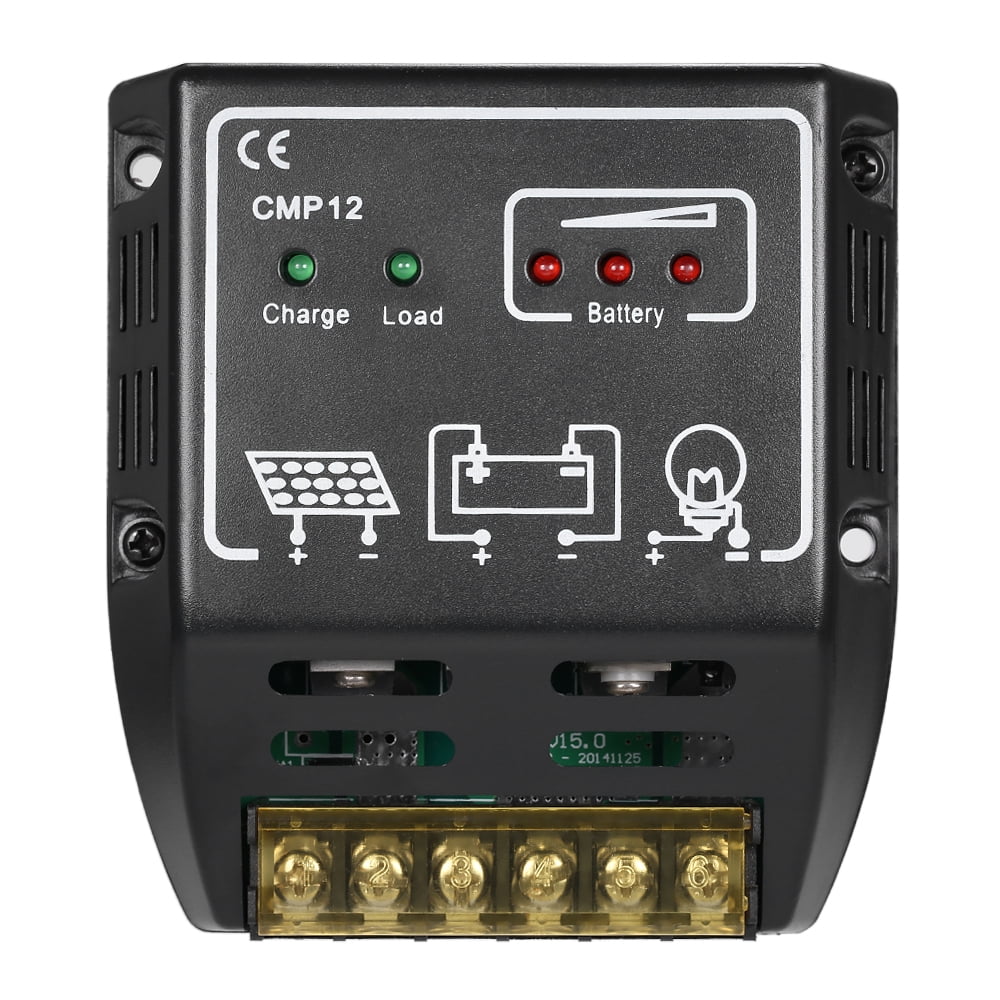 1PCS 20A 12V/24V Solar Panel Charge Controller Battery Regulator Safe Protection 