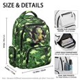 thumbnail image 7 of KUIFORTI Green Dinosaur Boys Backpack Kids School Bag 17 Inch Polyester with Side Pockets Comfortable Adjustable Straps for Students for Elementary, 7 of 7