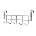 thumbnail image 1 of Ganchos para gabinetes de alta calidad, percha multiusos cromada duradera para colgar sobre la puerta, ahorra espacio para armarios de baño, perchero perfecto en blanco porcelana (paquete de 2), 1 of 7