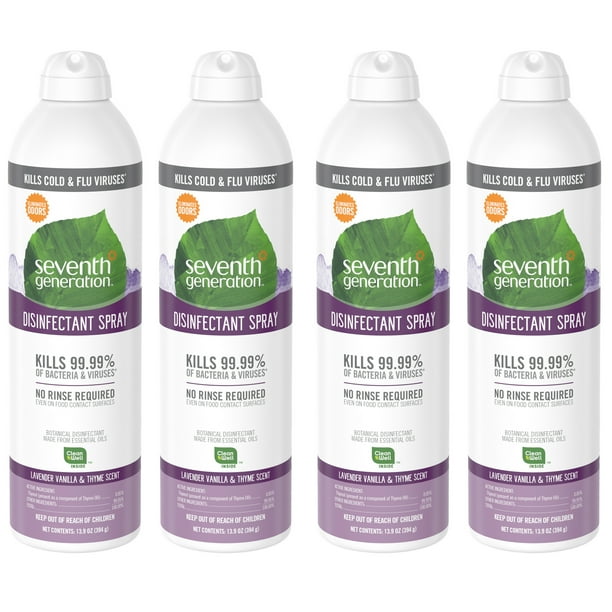 Seventh Generation Disinfectant Spray, Lavender Vanilla & Thyme Scent
