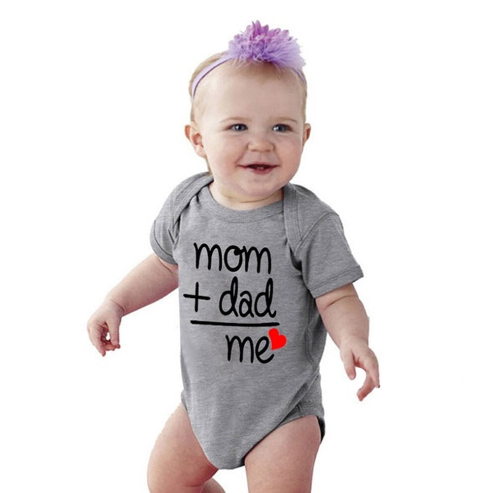 Dog Mother Wine Lover Cotton Baby Short Sleeve Bodysuits Jersey Rompers 