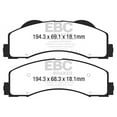 thumbnail image 2 of EBC Brakes Yellowstuff 4000 Series Street and Track Brake Pad Set Fits select: 2015-2020 FORD F150, 2021 FORD F150 RAPTOR, 2 of 2